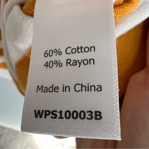 Market & Spruce Yellow White Striped Sweater Plus Sz 3X Lightweight Fall Soft - Picture 11 of 11